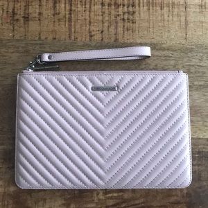 NWOT Rebecca Minkoff Leather Wristlet/ Pouch